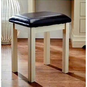 Oak 04 : Ghế Đôn - Mặt Nệm Đen